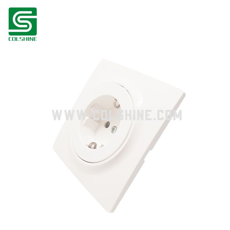 16A 250V Flush Mounted Outlet Germany Wall Light Socket